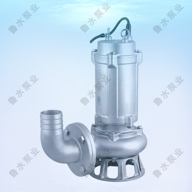 WQP型不鏽鋼無(wu)堵塞潛水泵(bèng)